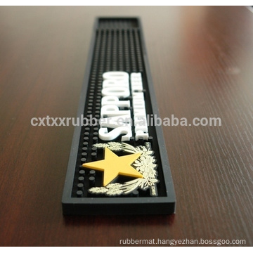 anti slip pvc rubber bar rail mats